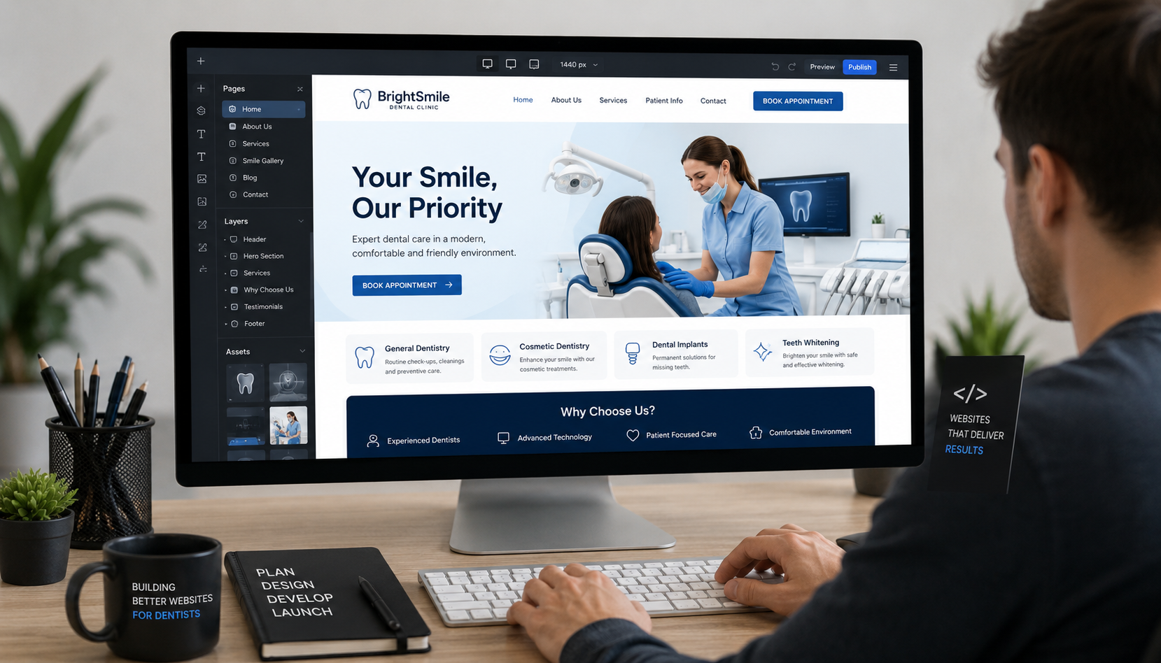 Website Design for Dentists and Healthcare Practices in Staffordshire