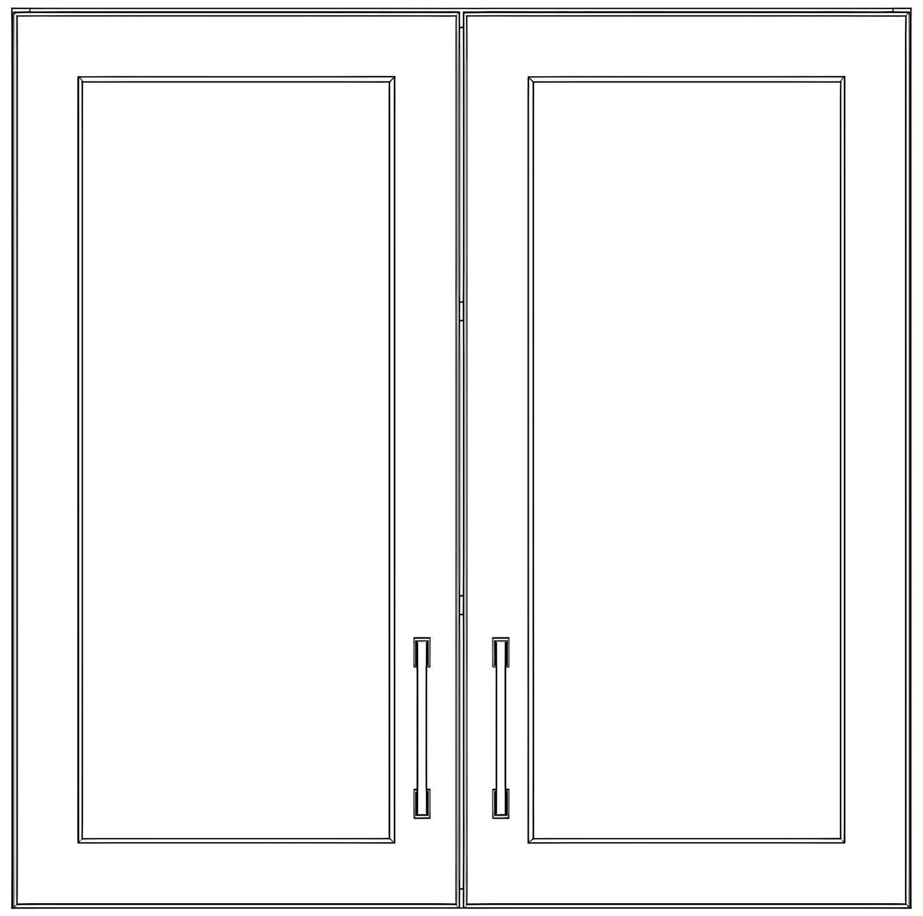 30" High Wall Cabinets - Thermofoil Doors