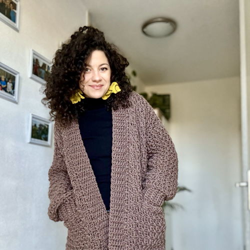 Crochet Your Own Cozy Cardigan - Dare To Be Cozy Cardigan