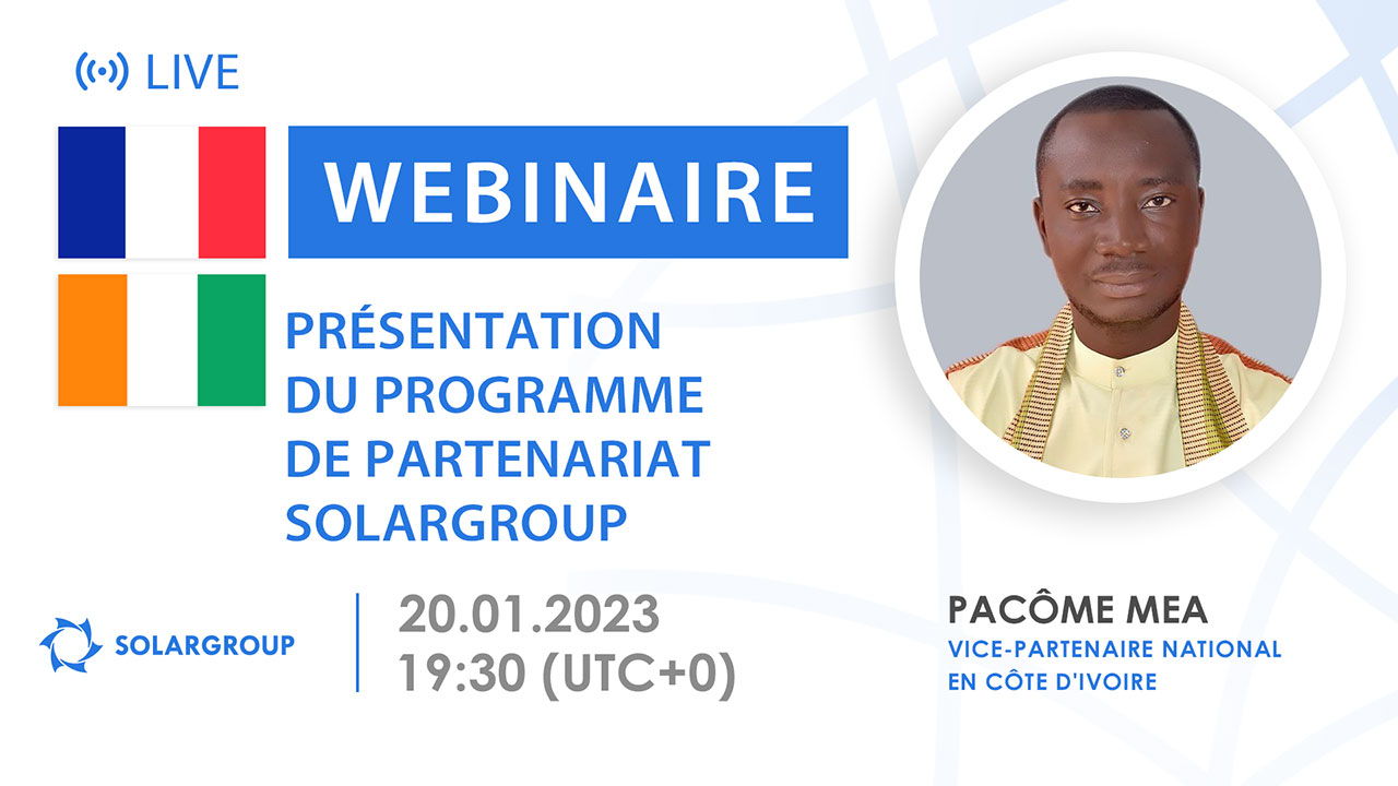 Côte d'Ivoire . Présentation du programme de partenariat SOLARGROUP