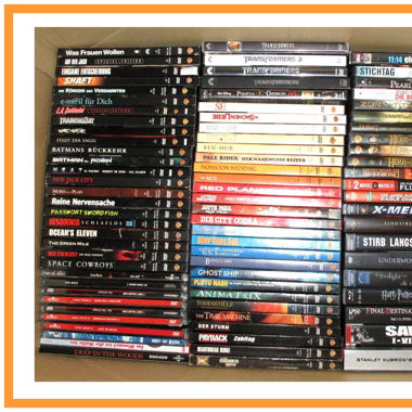 121 DVD Sammlung mit mehrfach Boxen Film Vergnügen
