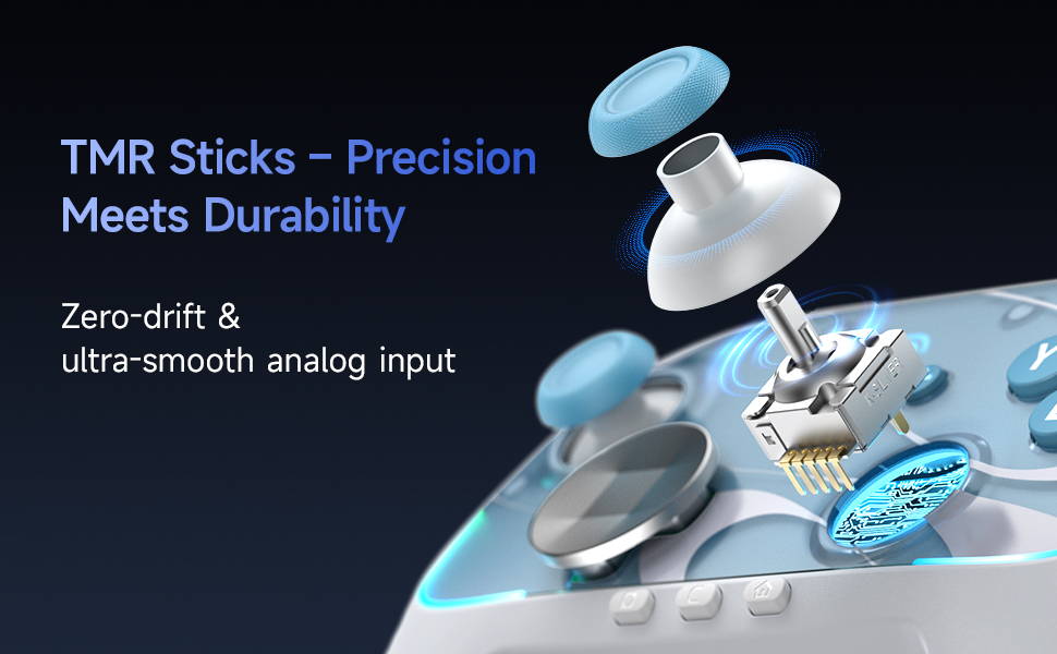 EasySMX S10 Controller TMR Sticks 1000Hz Polling Rate