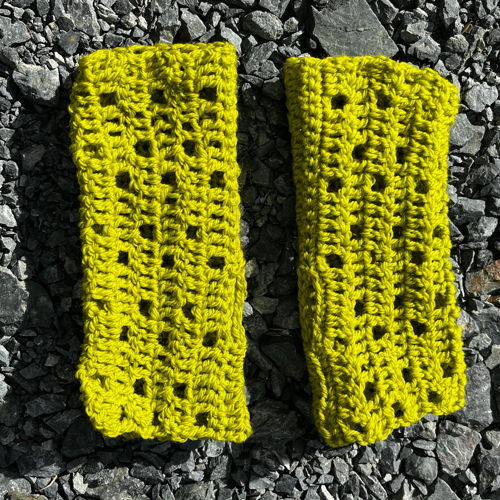Holey Wrist Warmers