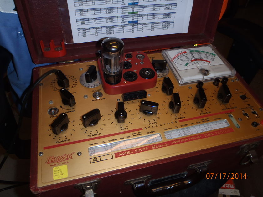 CBS 5v4GA Matched set rectifiers-tested-pics