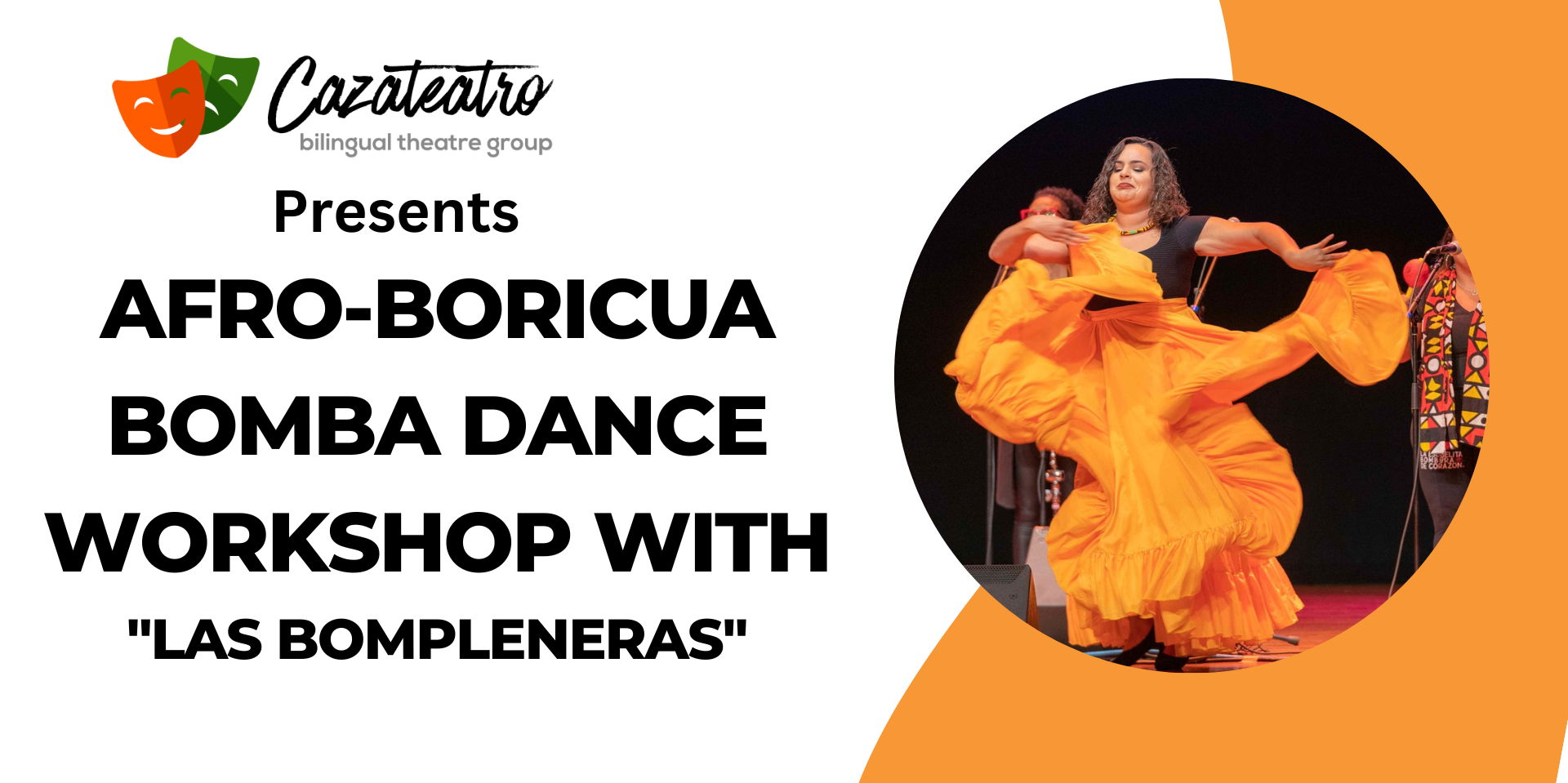 Afro-Boricua Bomba Dance Workshop. promotional image