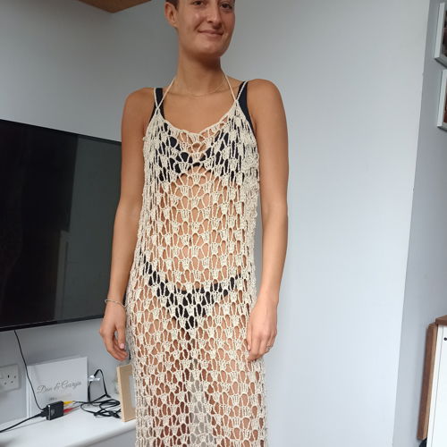 Crochet pattern: The lace beach dress