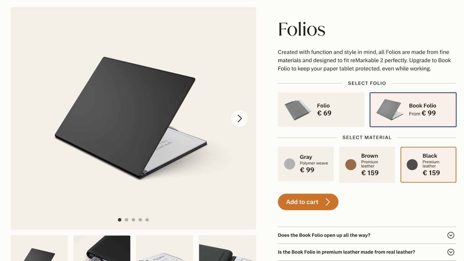 Remarkable upsell page example