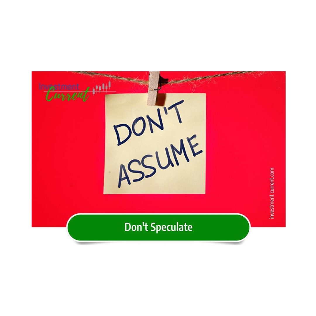 Don't Speculate — What That Actually Means for Options Traders