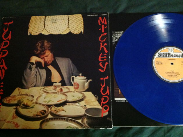 Mickey Jupp - Juppanese Blue Vinyl LP Stiff Records U.K...