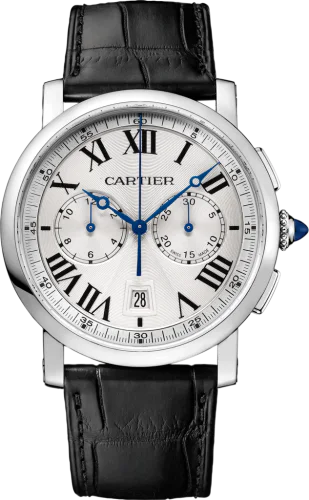 Rotonde de Cartier Chronograph Stainless Steel / Silver