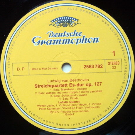 DGG / LASALLE QT, - Beethoven The Late String Quartets,...
