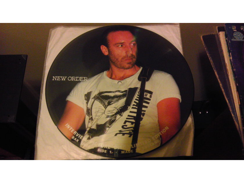 Picture Disc New Order  - Limited Edition Interview Disc NM-