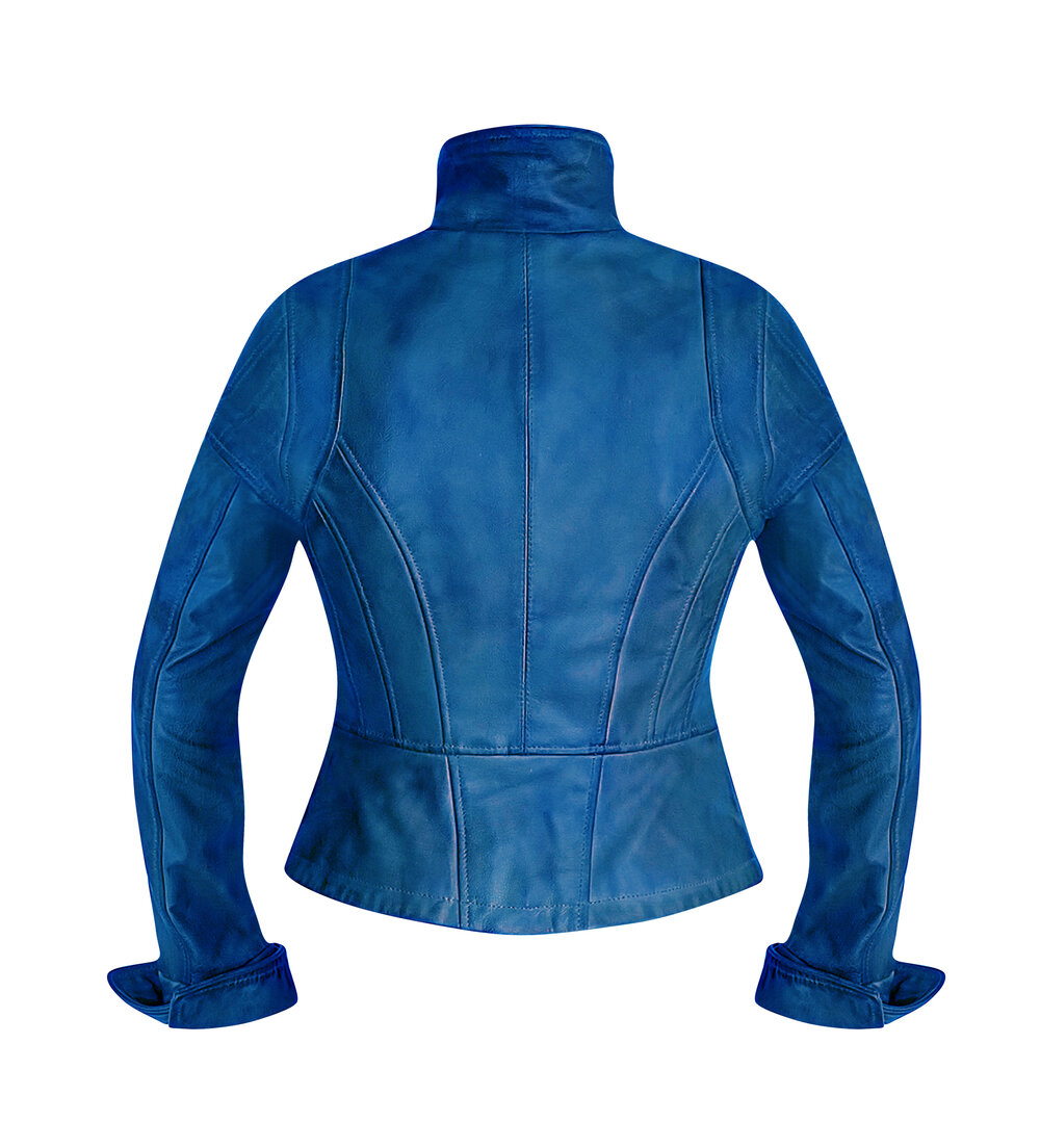 ATLANTA - Electric Blue LEATHER - Image 2