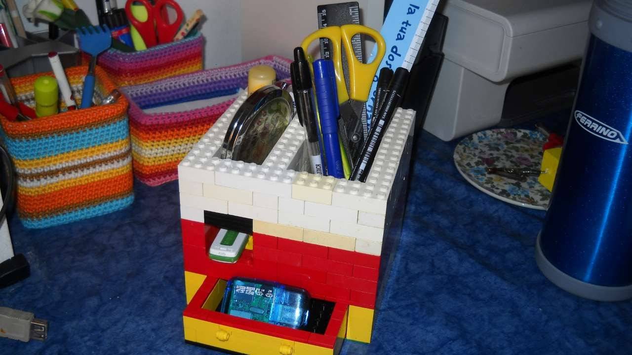 LEGO pen holder 