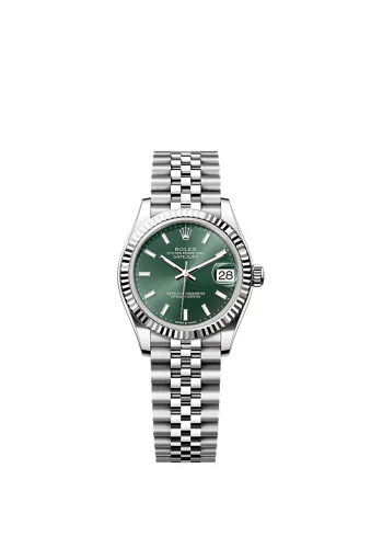 Rolex Datejust 31 Green Index Dial Jubilee Bracelet