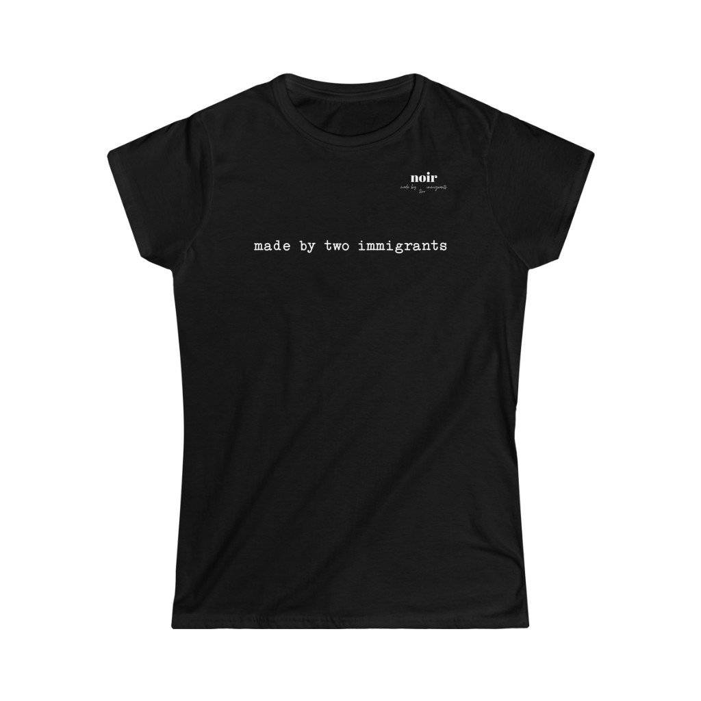 <img src=“woman t-shirt.png" alt=“Soft black slogan t-shirt perfect as Christmas gift for her”>