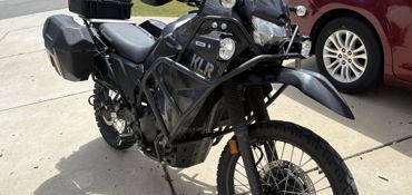 2022 KAWASAKI KLR650 ADVENTURE motorcycle for rent near APEX, NC