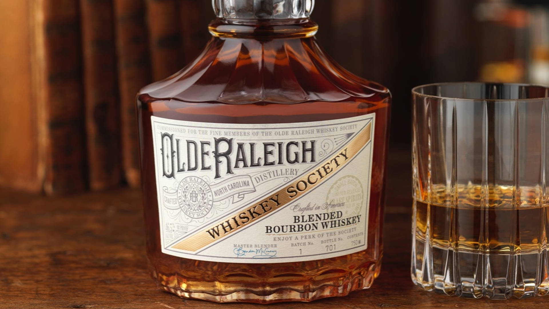 Featured image for Inspired By Antique Crystal Decanters, Meet Olde Raleigh Distillery