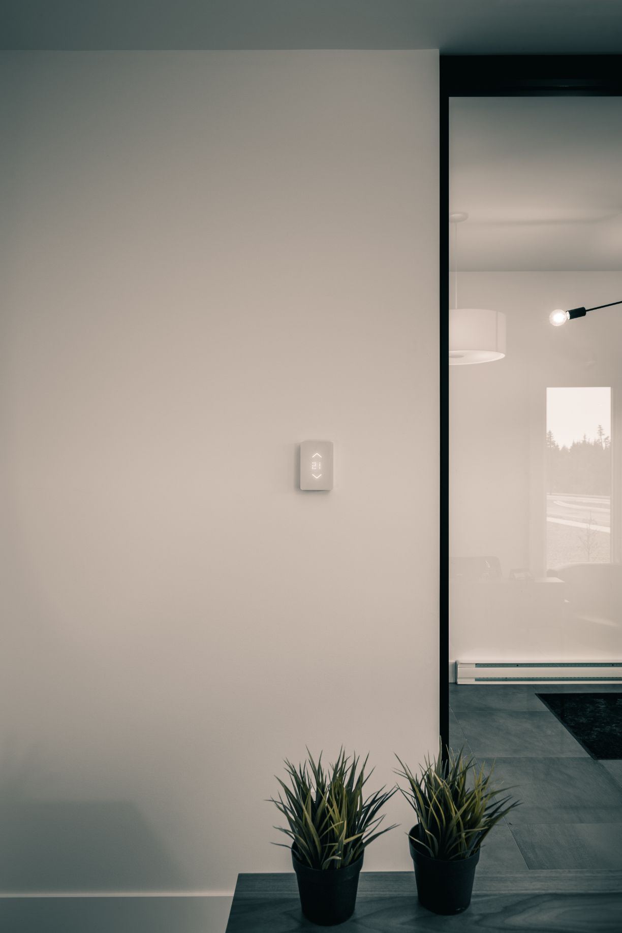 sleek smart thermostat for electric heating