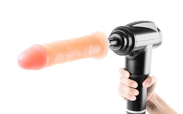 Wireless Handheld Sex Machine With Realistic Dildo 