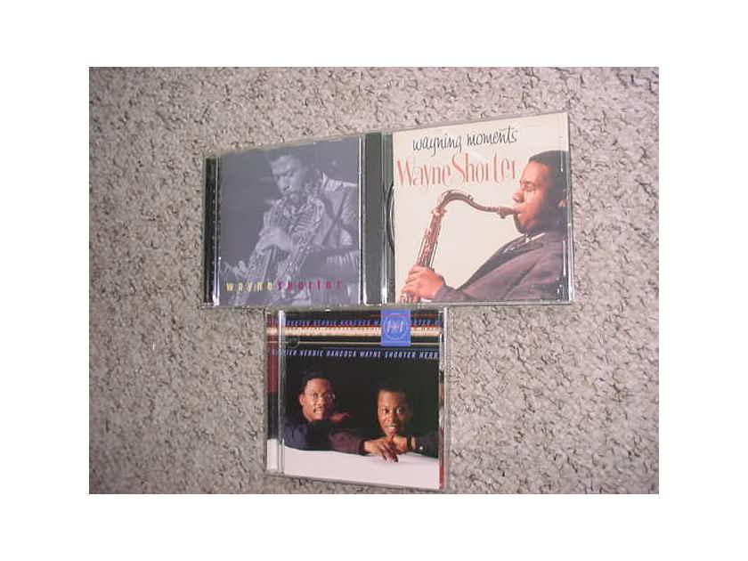 jazz Wayne Shorter cd lot of 3 cd's - Wayning moments This is jazz 19  and 1+ 1 Herbie Hancock