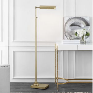 Ross Adjustable Floor Lamp, Gold