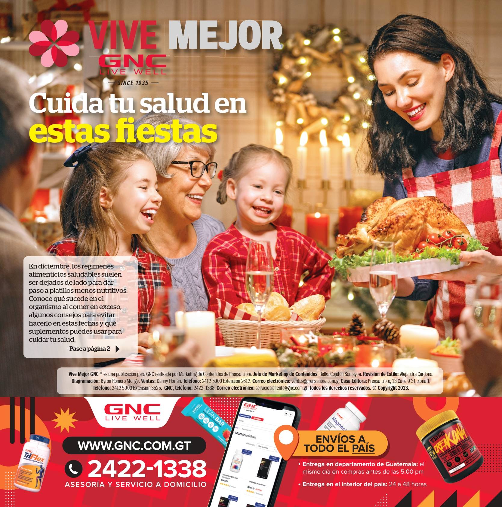 suplemento fiestas diciembre 2023