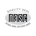 Illustrated quality seal of certification from NASC. 