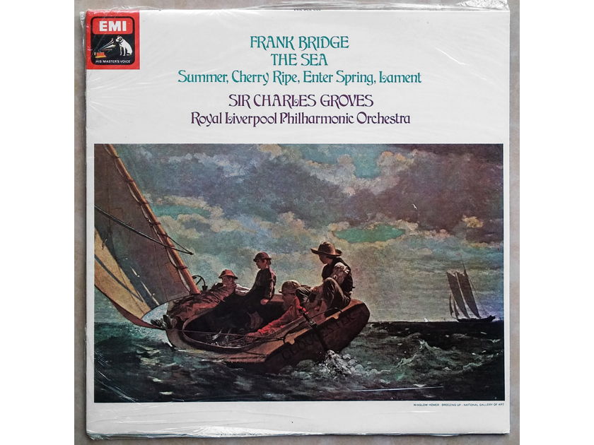 ★SEALED★ EMI HMV ASD 3190 | CHARLES GROVES / - FRANK BRIDGE The Sea, Summer, Cherry Ripe,  Enter Spring, Lament | UK Pressing
