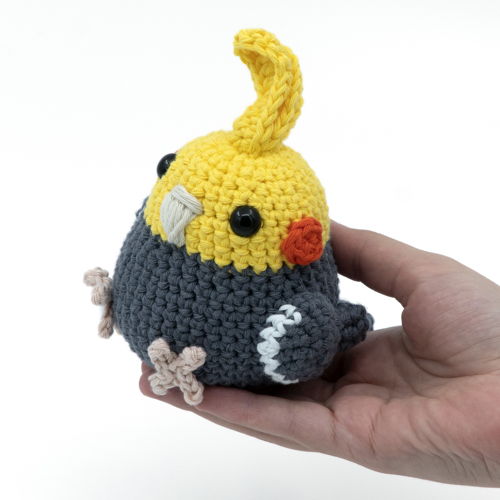 Amigurumi Valkparkiet