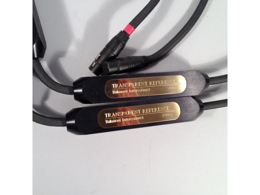 Transparent Audio Reference Balanced Interconnects, 1.5 Meter Pair