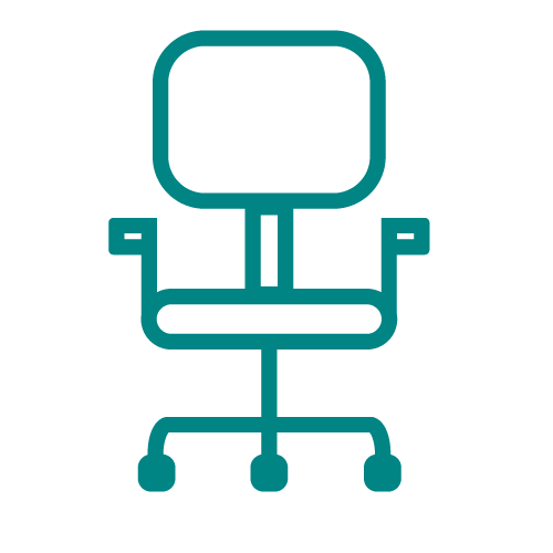 Office seating icon