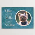 Yorkshire Terrier canvas dog memorial