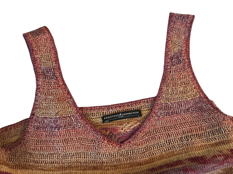Sunset Crochet Tunic - $175.00 | Peruvian Connection: Second Edition