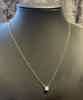 Gold adjustable length diamond pendant necklace - Pobjoy Diamonds