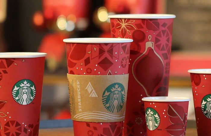 Starbucks Holiday Cup Collection From The Past Ten Years | Dieline ...