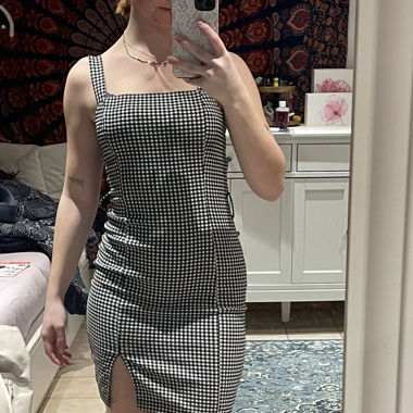 Karriertes Kleid