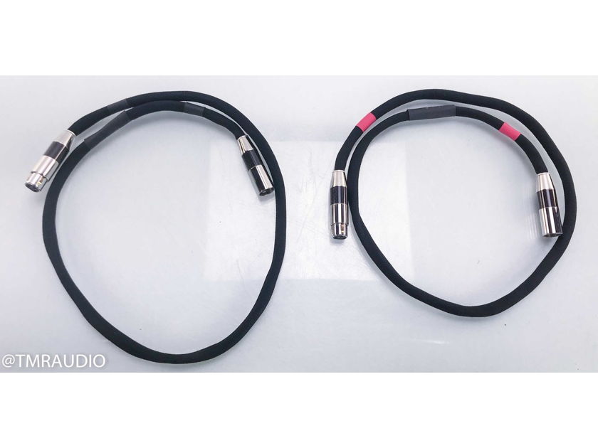 Morrow Audio 10 Year Anniversary XLR Cables 1m Pair Balanced Interconnects (15925)