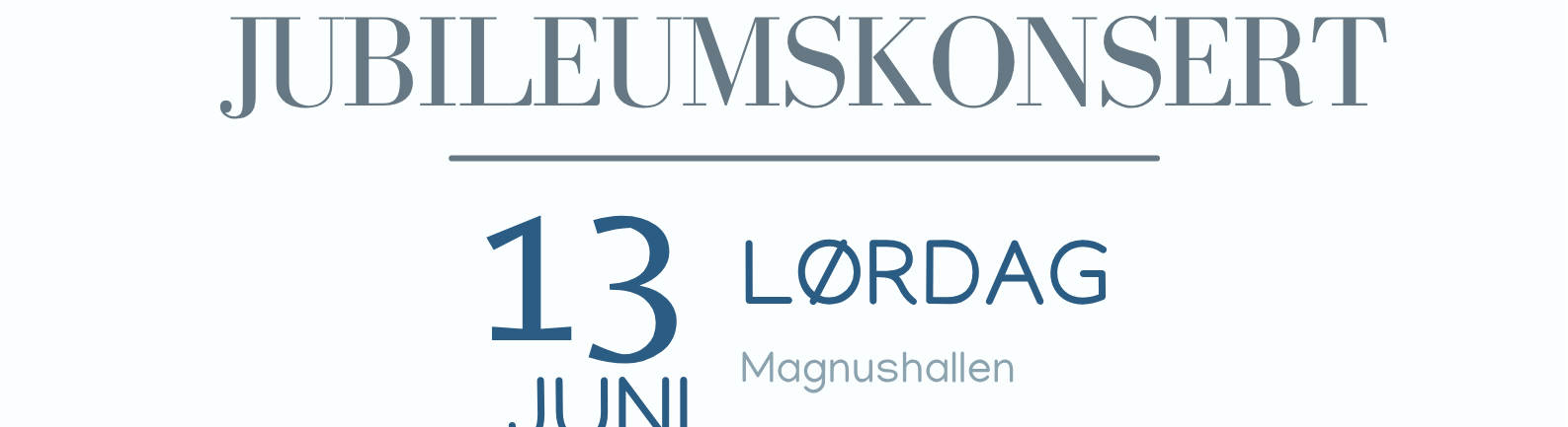 Jubileumskonsert