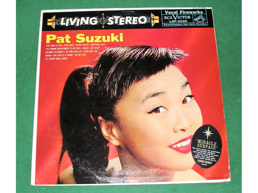 PAT SUZUKI "MISS PONY TAIL" - 1959 RCA SHADED DOG BLACK & SILVER DEEP GROOVE **STEREO - 9/10**