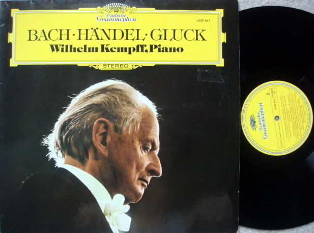 DG / WILHELM KEMPFF, - Bach-Handel-Gluck Piano Works, M...