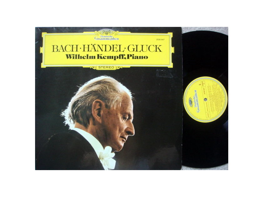 DG / WILHELM KEMPFF, - Bach-Handel-Gluck Piano Works, MINT!