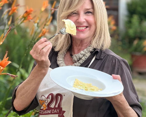 Cooking classes Cremona: Tortelli and colors: the pasta embraces the herbs