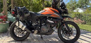 2020 KTM 390 ADVENTURE motorcycle for rent near Tampa, FL