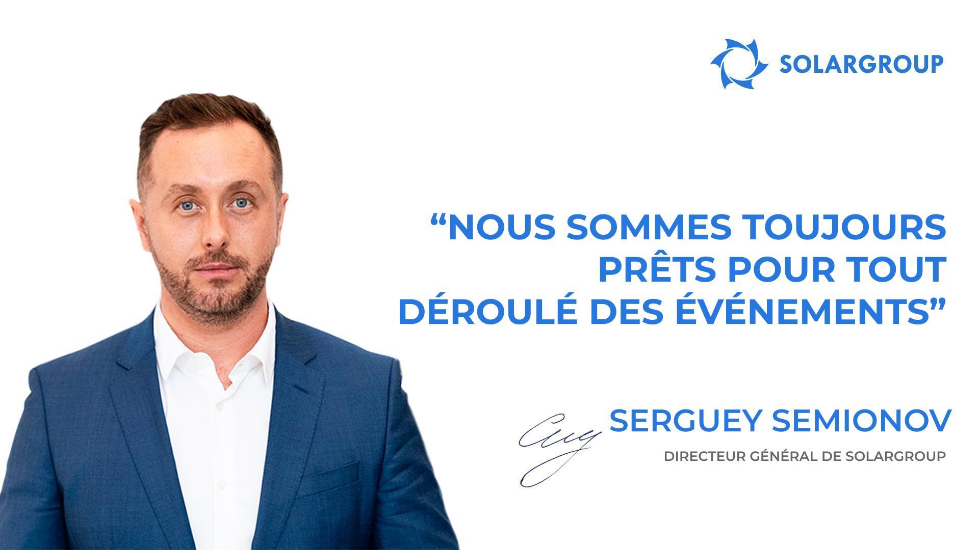 Nous sommes toujours prêts pour tout déroulé des événements