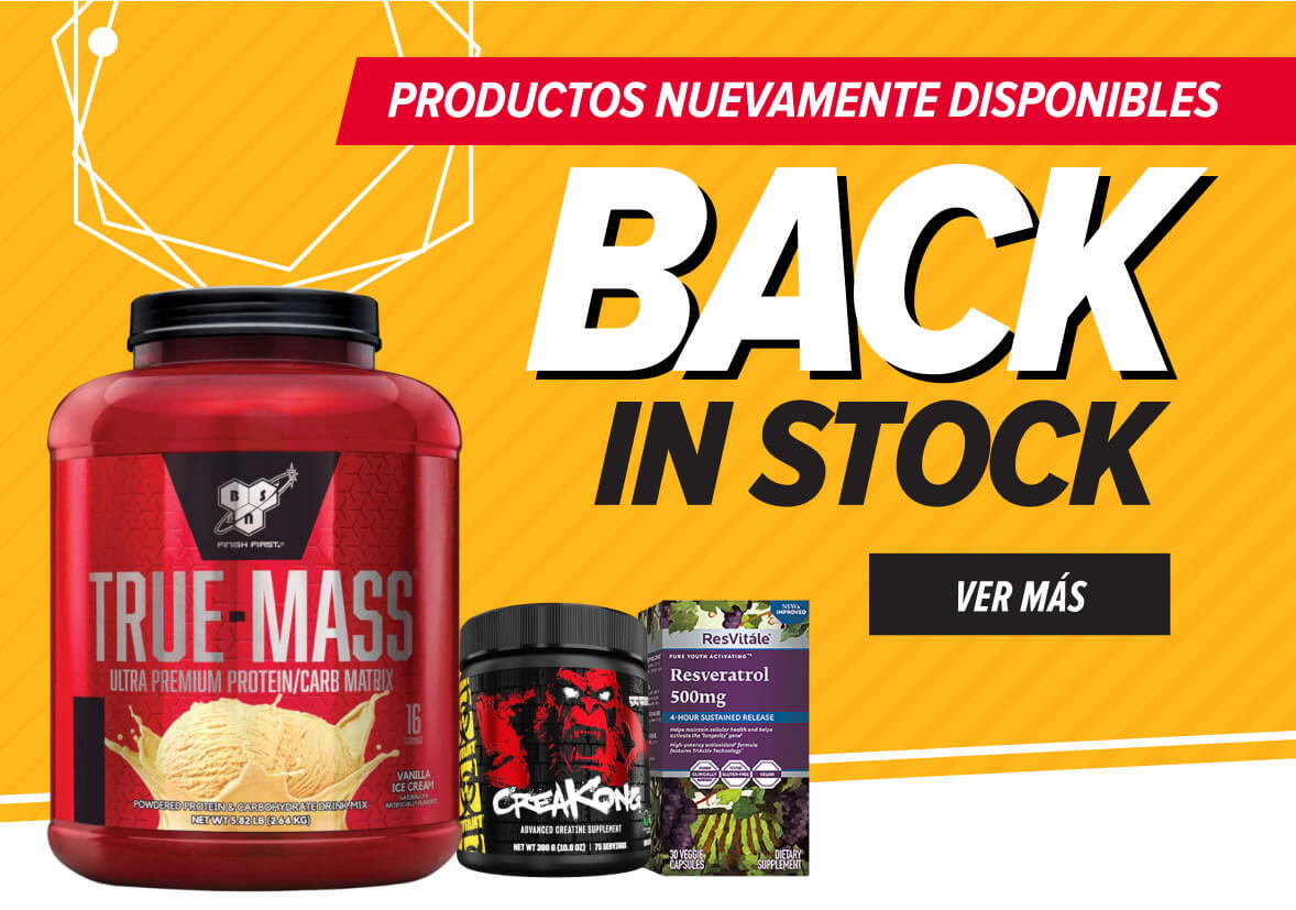 Productos de nuevo en stock