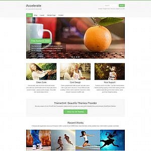Accelerate - тема WordPress для абсолютно любого проекта