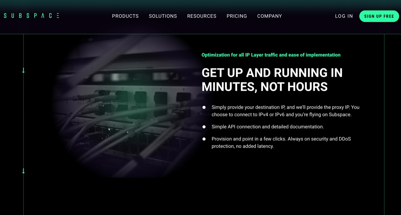 Subspace product / service