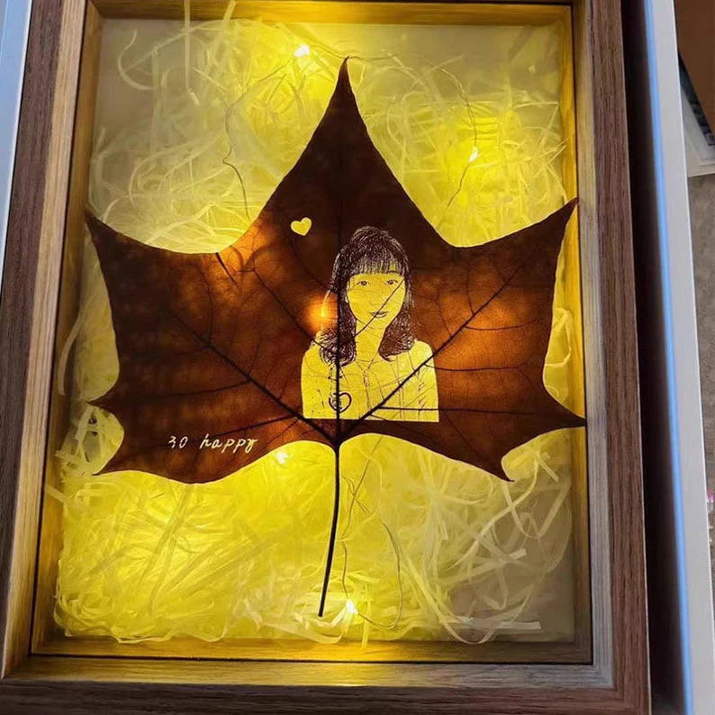 Ideas de grabado láser para el arte del tallado de hojas 10-1