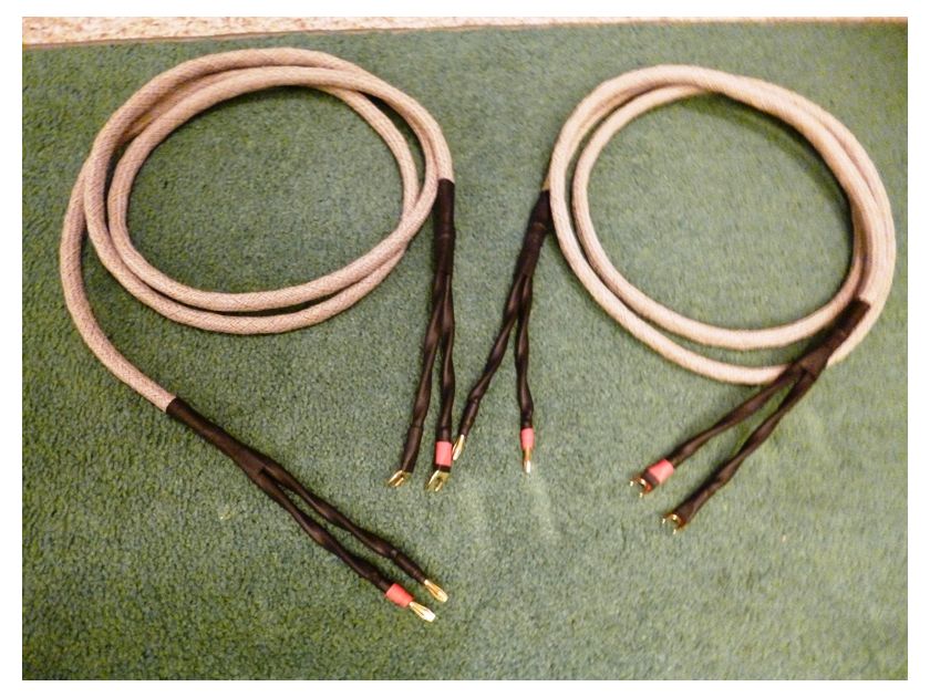 Schmitt Custom Audio 8ft 4 x 12 Gauge Hand Braided Speaker Cables